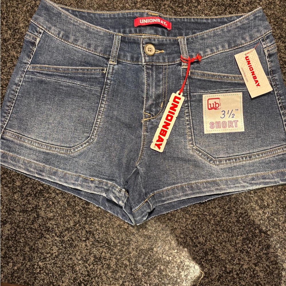 UNIONBAY Blue Jean Shorts Classic Casual Style